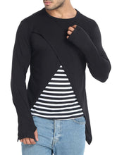 Load image into Gallery viewer, Striped Thumb Hole T-Shirt