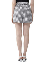 Load image into Gallery viewer, Tie Up Waist Checks Shorts