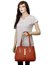 Load image into Gallery viewer, Brown Leatherette Handbag