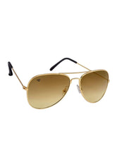 Load image into Gallery viewer, Gold Color Unisex Aviator Sunglass