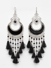 Load image into Gallery viewer, Black Brass Chandballi Earring