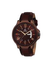 Load image into Gallery viewer, Brown Round Dial Analog Watch
