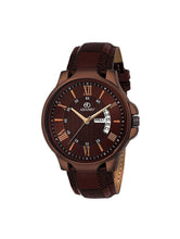 Load image into Gallery viewer, Brown Round Dial Analog Watch