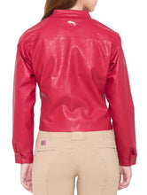 Load image into Gallery viewer, Pink Leather Jacket
