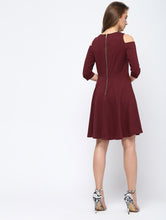Load image into Gallery viewer, Solid Skater Dress