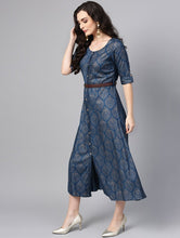 Load image into Gallery viewer, Quirky Button Up Belted Dress