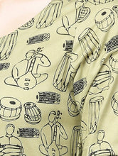 Load image into Gallery viewer, Quirky Button Up Belted Dress