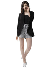 Load image into Gallery viewer, Tie Up Waist Checks Shorts
