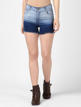 Load image into Gallery viewer, Frayed Hem Denim Shorts
