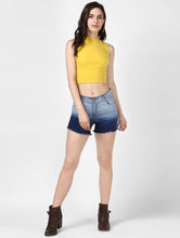 Load image into Gallery viewer, Frayed Hem Denim Shorts
