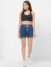 Load image into Gallery viewer, Drawstring Waist Solid Shorts
