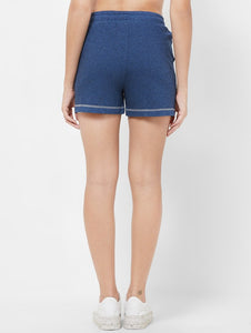 Drawstring Waist Solid Shorts