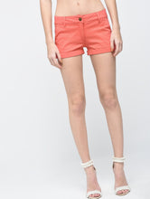 Load image into Gallery viewer, Peach Cotton Hot Pant
