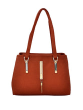 Load image into Gallery viewer, Brown Leatherette Handbag
