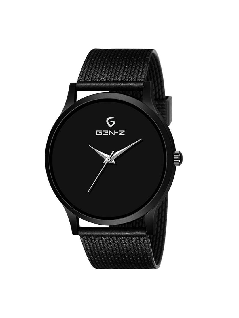 Designer Black Analog Watch Men's Wrist Watch