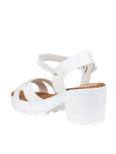 White Ankle Strap Sandal