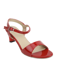 Red Ankle Strap Sandal