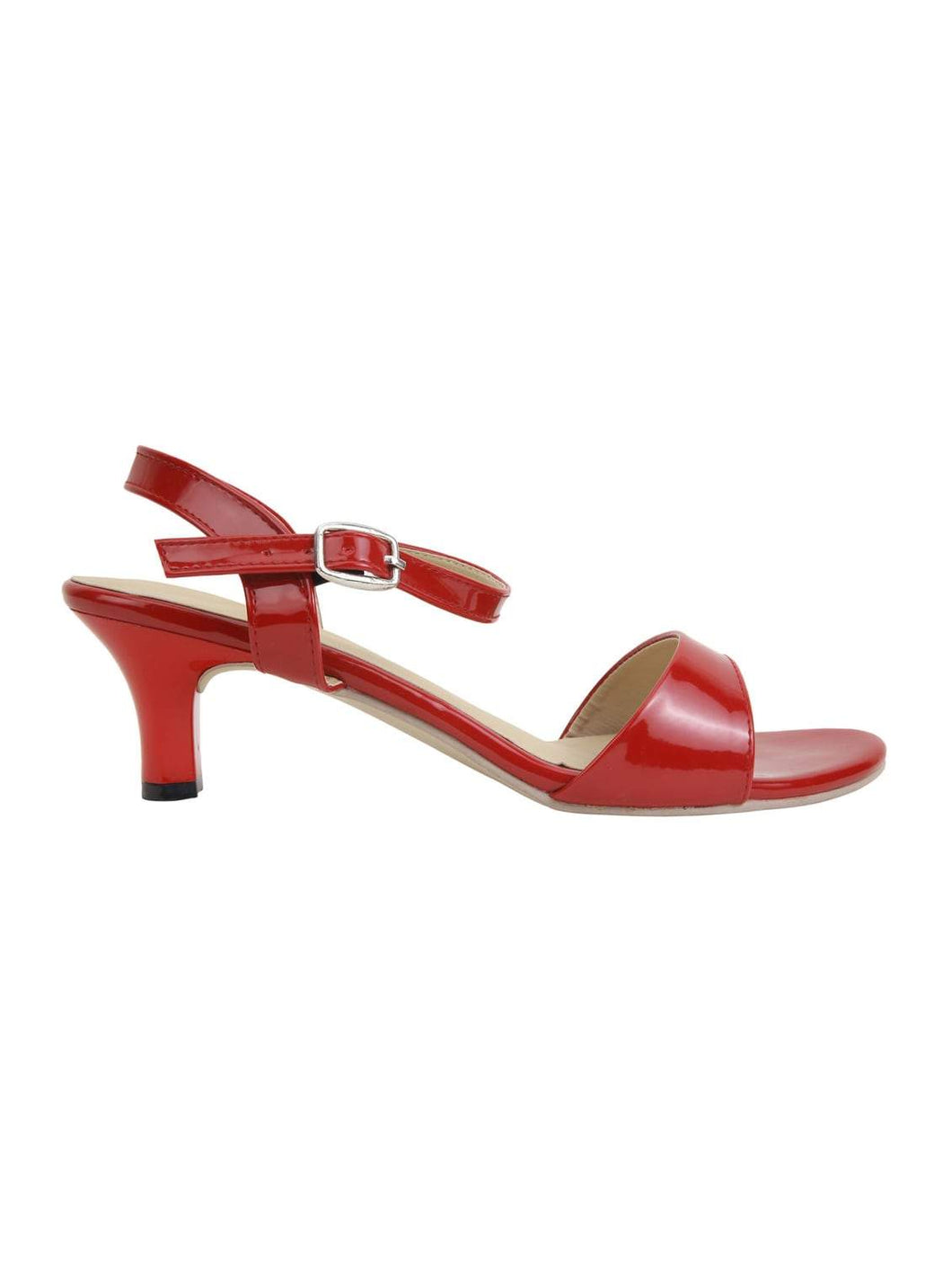 Red Ankle Strap Sandal