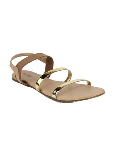 Brown Leather Back Strap Sandals
