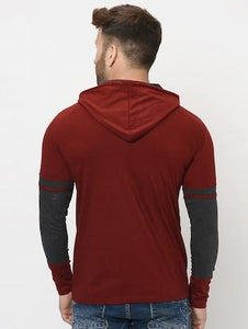 Block Hooded T-Shirt