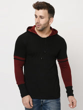 Load image into Gallery viewer, Block Hooded T-Shirt
