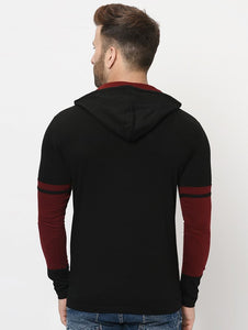 Block Hooded T-Shirt