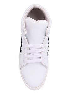 Leather Lace Up Sneakers