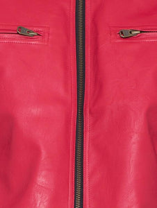 Pink Leather Jacket