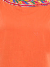 Load image into Gallery viewer, Orange Cotton Regular Top
