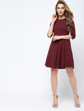 Load image into Gallery viewer, Solid Skater Dress
